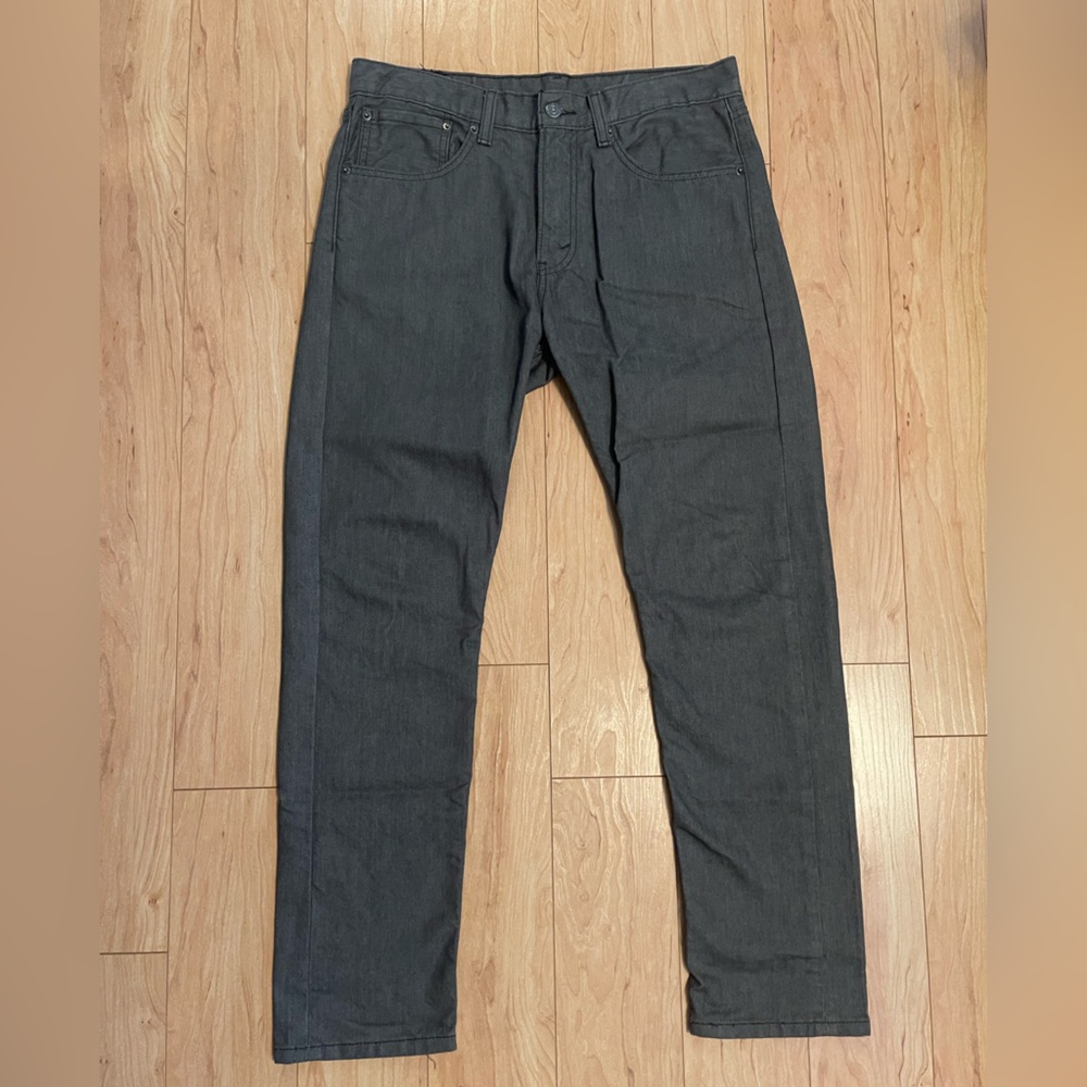 Levi's Charcoal Striped Denim Jeans